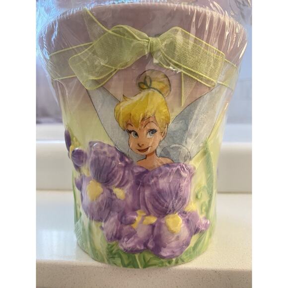 Tinkerbell Flower Pot w/pen & pad - Picture 1 of 6
